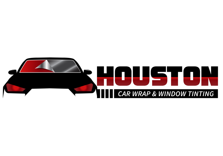 Houston Car Wrap and Window Tinting Horizontal Logo